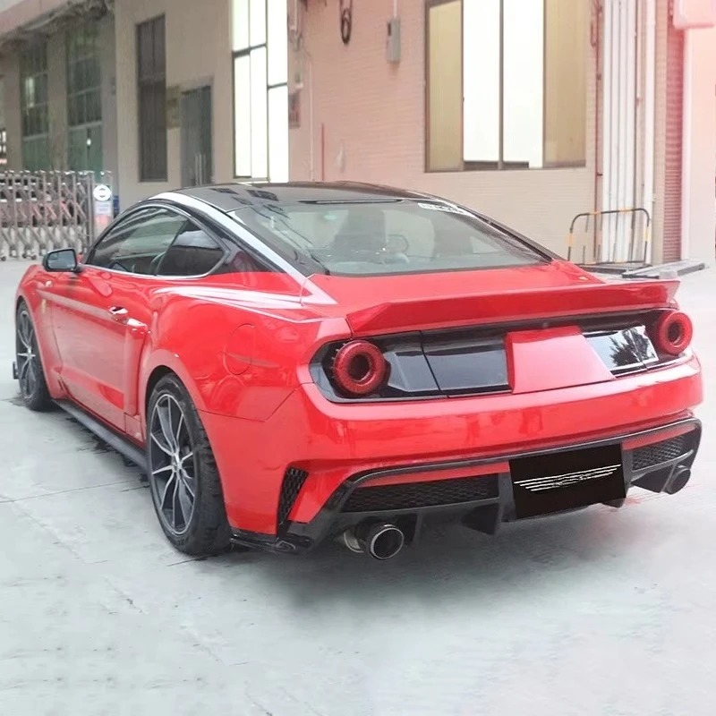2015-2023 Carbon Fiber GTT Style Rear Spoiler for  Mustang Tail Wing Body Kits